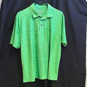 Tommy Bahama Men's polo, size M, in Aqua Aloha.